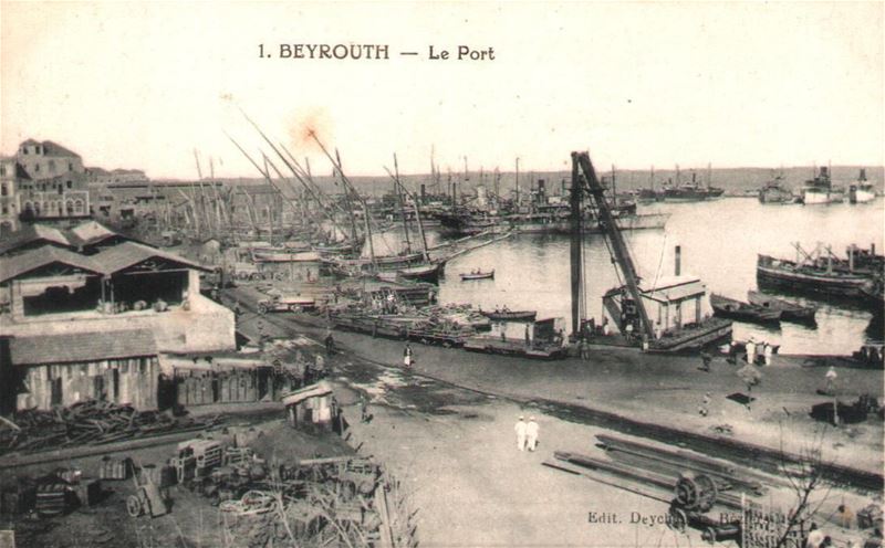 Beirut Port  1890s