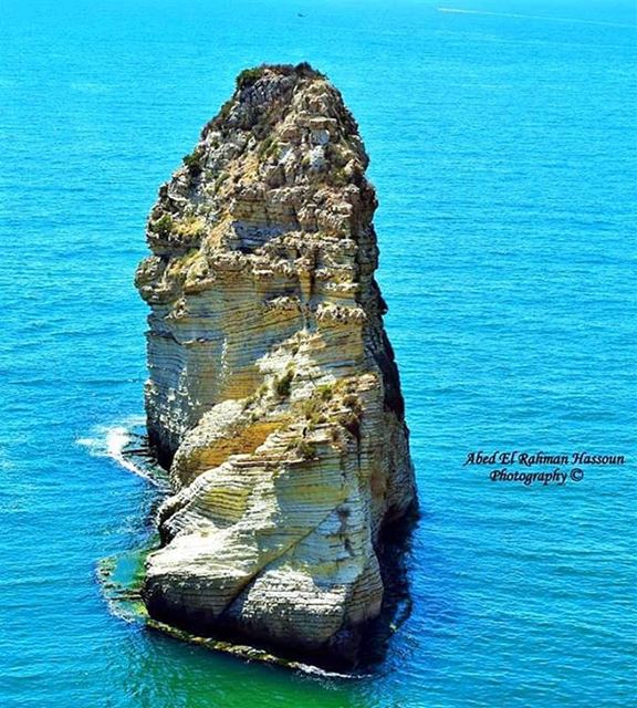 Beirut ROCKS 👍 | Join me on Facebook for more pictures ╰▶ Abed El Rahman... (Pigeon Rocks, Beirut)