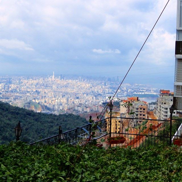 Beirut's view from brummana