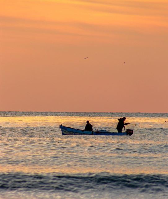 Beirut Sea Sunset landscape Nature loves_lebanon super_lebanon... (Beirut, Lebanon)