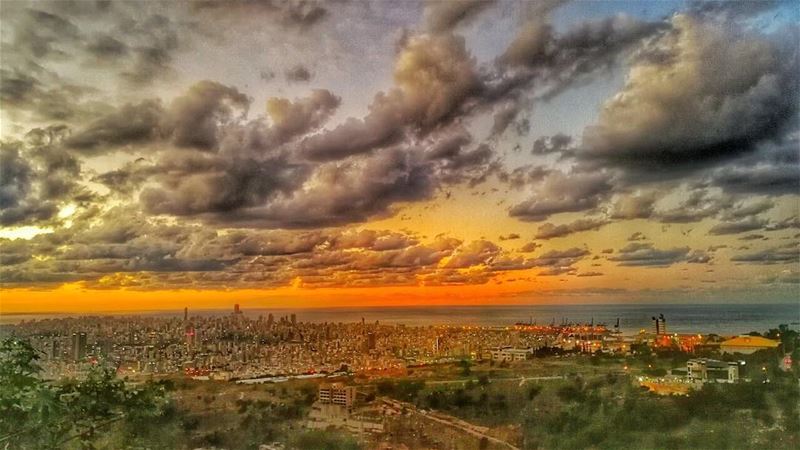  beirut  sunset ... (Mansourieh El Matn المنصورية - المتن)