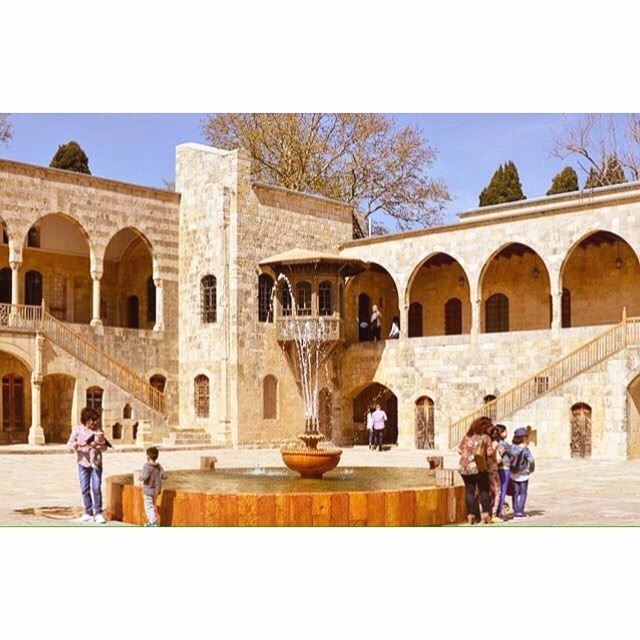 Beiteddine Palace inner courtyard,