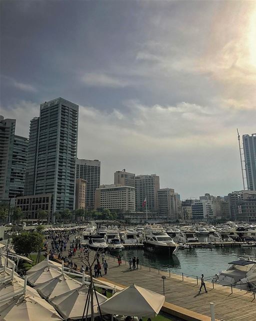 Best place to spend a day off - reposted by @insta_lebanon 😄❤️•@beirutin (Zaitunay Bay)