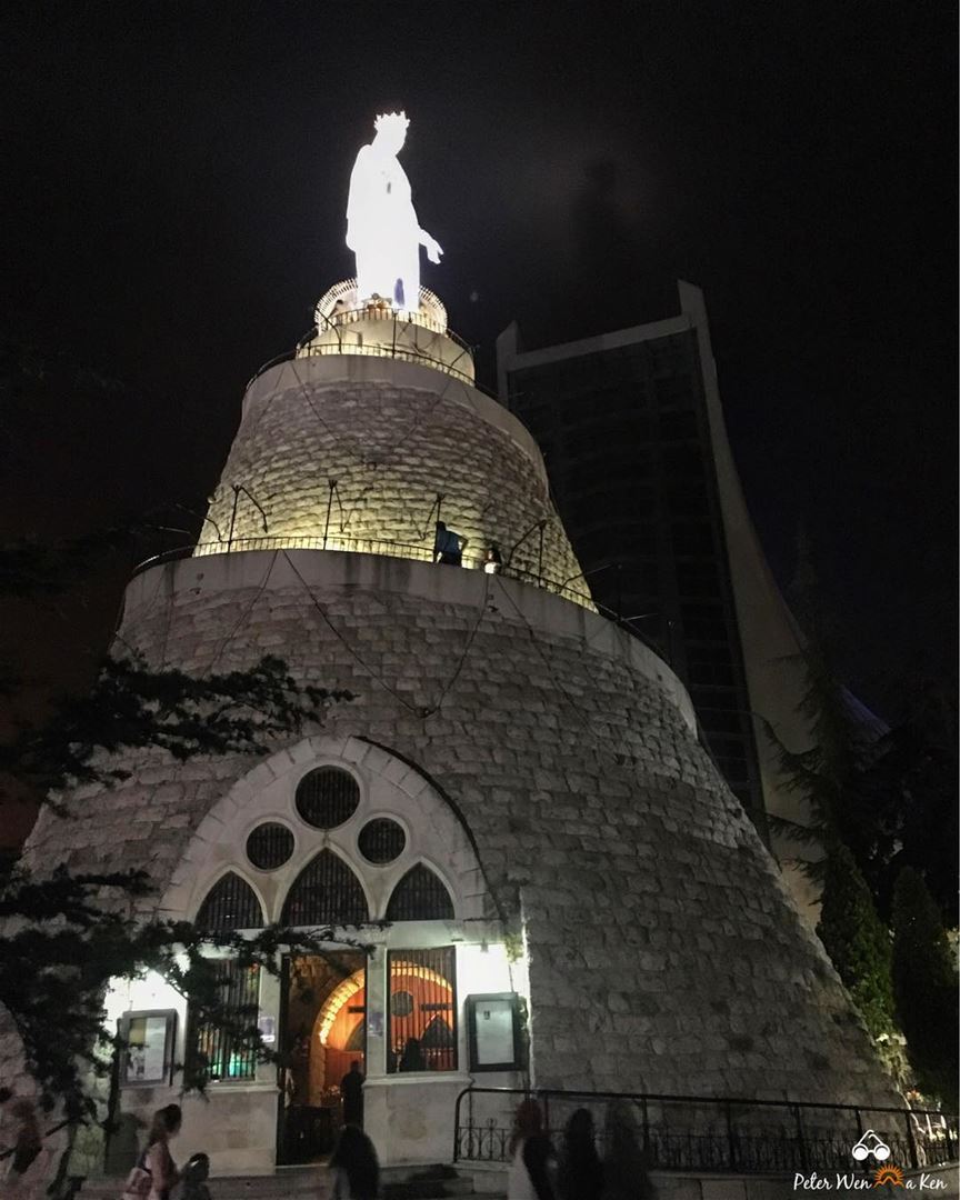 Best way to end the long Weekend ❤️  peterwenmaken Have a blessed evening... (Harîssa, Mont-Liban, Lebanon)