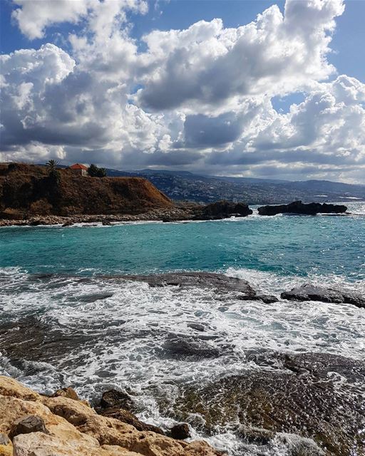 Between the blue sky and sea, all I can see is Harmony🎈⛅🌊..... (Byblos, Lebanon)