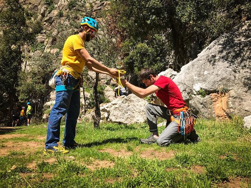 Big congrats to Greg for sending a clean 6A+ earning him a yellow cow's... (Tannurin At Tahta, Liban-Nord, Lebanon)