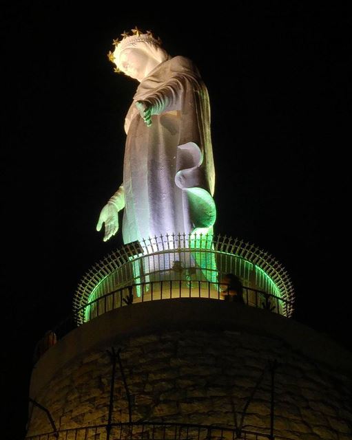 Blessed Mother Pray for us 🙏 lebanon  nature  naturelovers  natureporn ... (Our Lady of Lebanon)