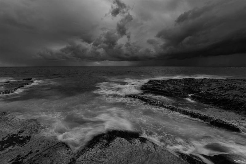  blessed  night  beirut  lebanon  sea  blackandwhite ...