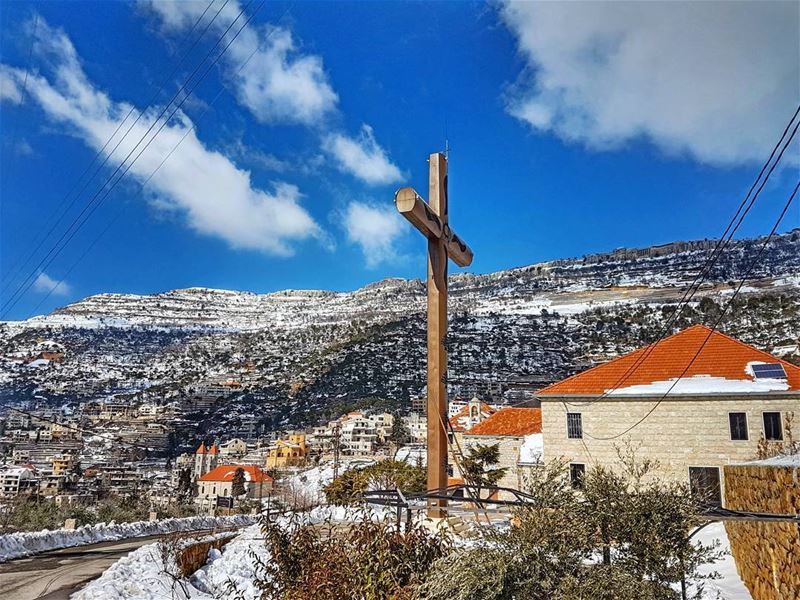 Blessed Sunday  sunday  prayer  landscape  landscape_captures ... (Baskinta, Lebanon)