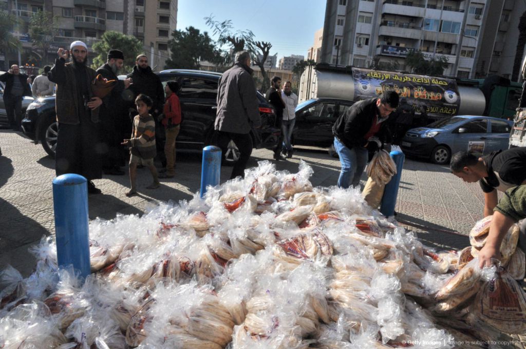 Bread being Prepared for Syrian Refugees in Arsal