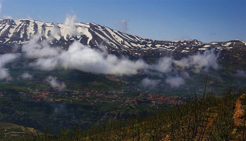 Break from the city 🌍⛅⛅ (Bcharré, Liban-Nord, Lebanon)