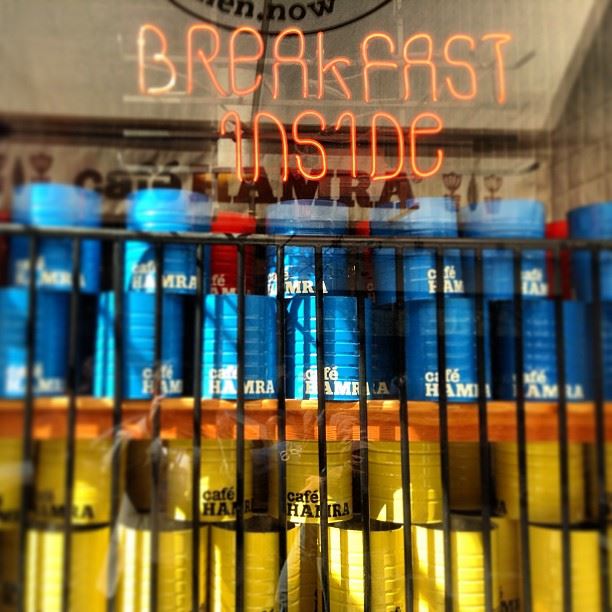 Breakfast Inside  beirut  window  citylife  hamra  colour  breakfast  shop...