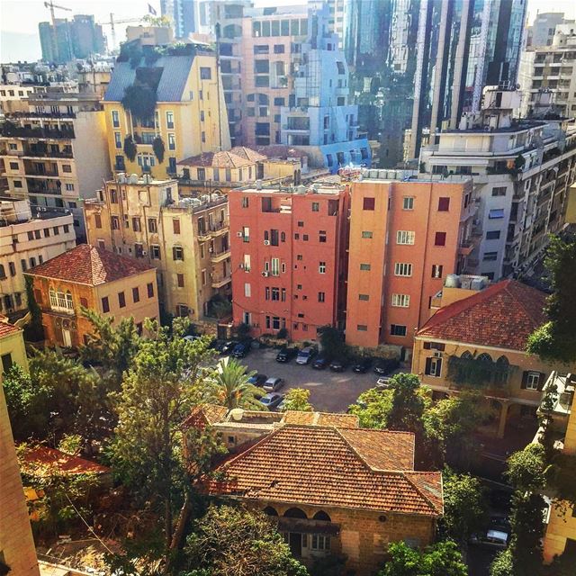 Breathing space / فسحة امل ............. birdseyeview  topview  city ... (Achrafieh, Lebanon)