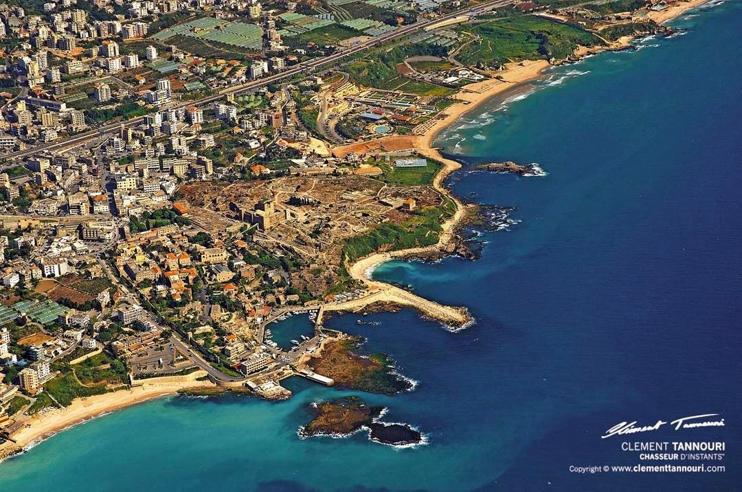 Byblos From Above ! 🇱🇧🚁⠀ livelovebyblos  livelovelebanon ... (Byblos - Jbeil)