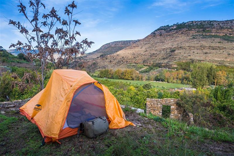 Camping in the historic valley in Aammiq El Chouf ...