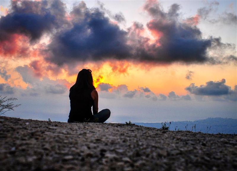 Can't get enough of beirut the sky the clouds and the beauty of nature...