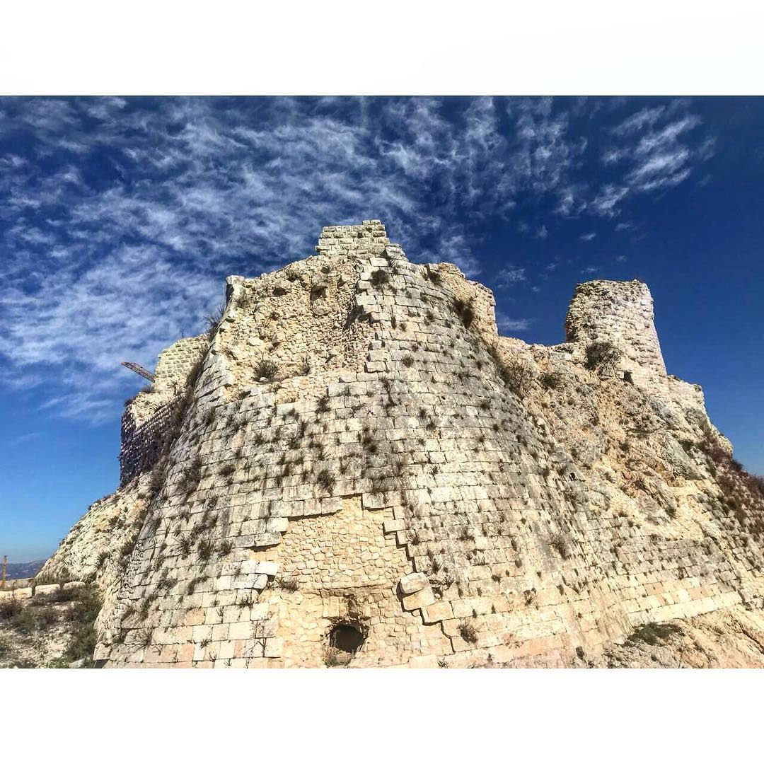 Castle in the Sky 💙  lebanon  castle  north  northoflebanon  amazing ...