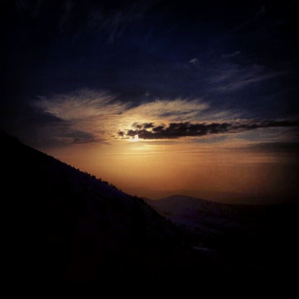  cedar  sunset mountain barouk snow lebanon...