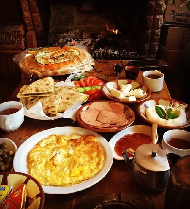 cedars arz breakfast at Tirol Hotel (Al Arz, North Lebanon)