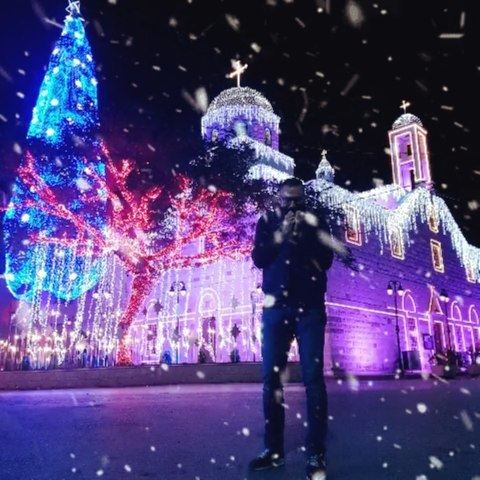  christmas  december  church  snow  fun  cold  winter  southlebanon ... (South Governorate)