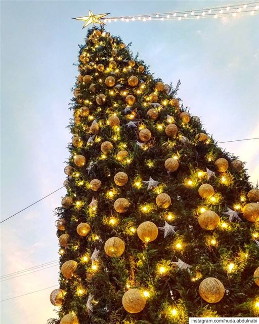 Christmas spirit 😍💙 (Byblos, Lebanon)