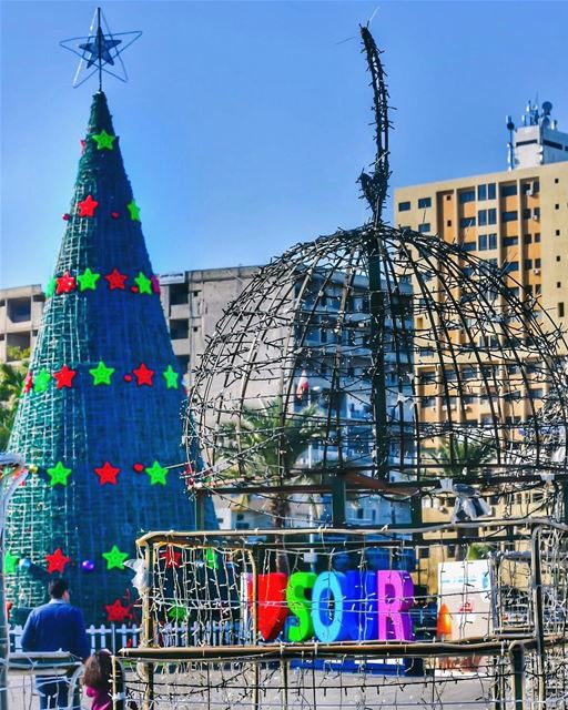 Christmas will always be as long as we stand heart to heart and hand in... (Soûr, Al Janub, Lebanon)