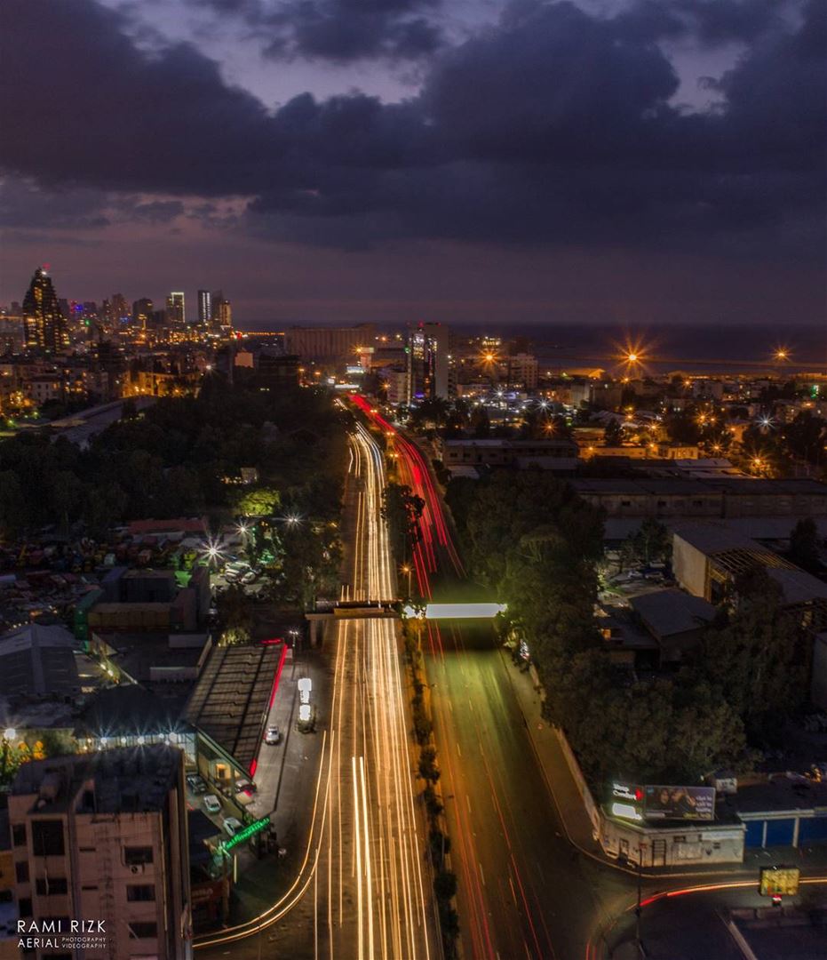 City Lights 🌆☄️...  lebanon  beirut  dji  drones  quadcopter  aerial ... (Beirut, Lebanon)