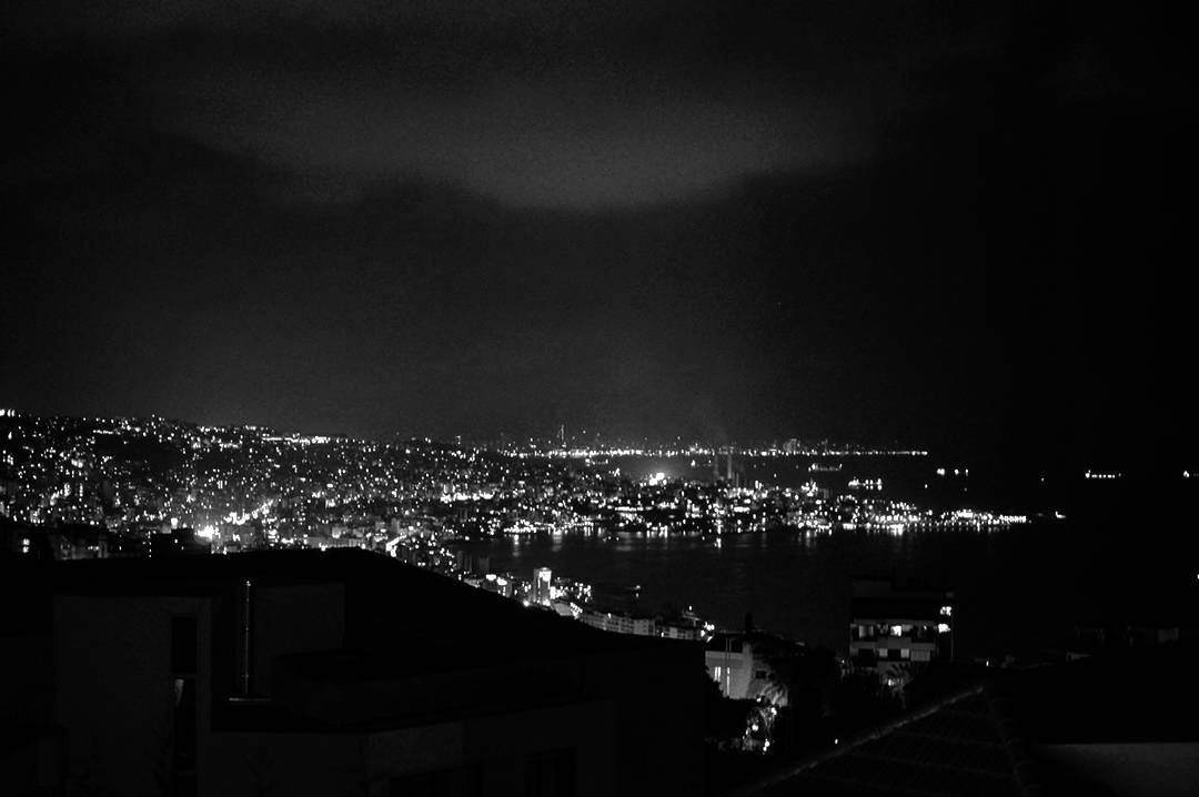 City under a cloud -  ichalhoub in  jounieh  Lebanon /  igs_bnw ...