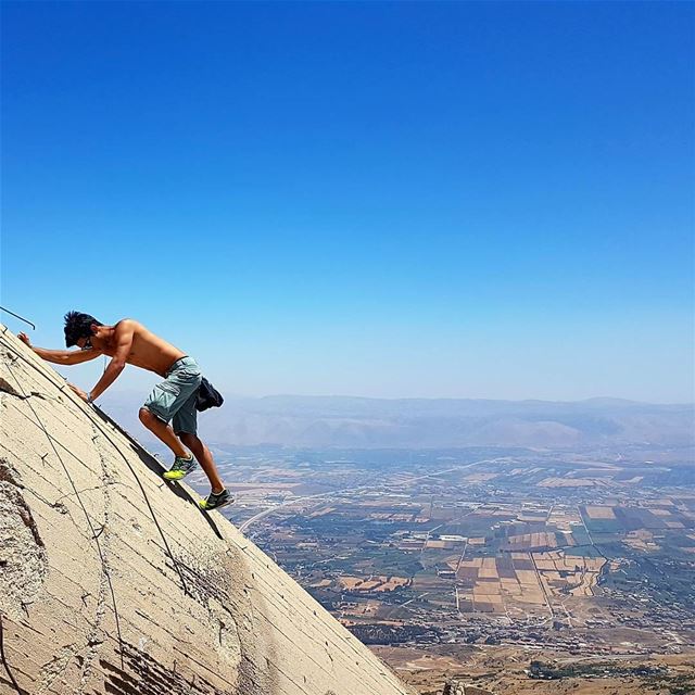 Climb it so you can see the world, not so the world can see you🕷🌏 ... (Jabal Fâloûgha)