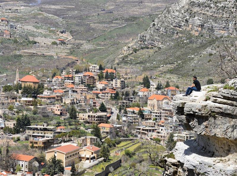 Climb Mountains Not so the World Can See You , But So You Can See The... (Akoura, Mont-Liban, Lebanon)