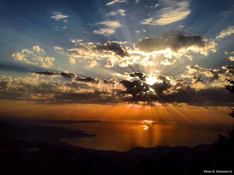 Clouds come floating into my life, no longer to carry rain or usher storm,... (El Kfour, Mont-Liban, Lebanon)