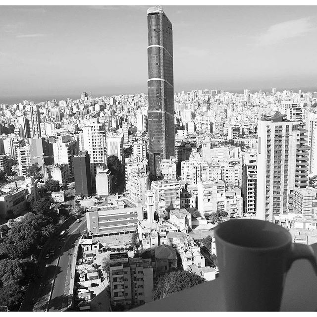 Coffee with a view ! Café avec vue ! (Beirut, Lebanon)