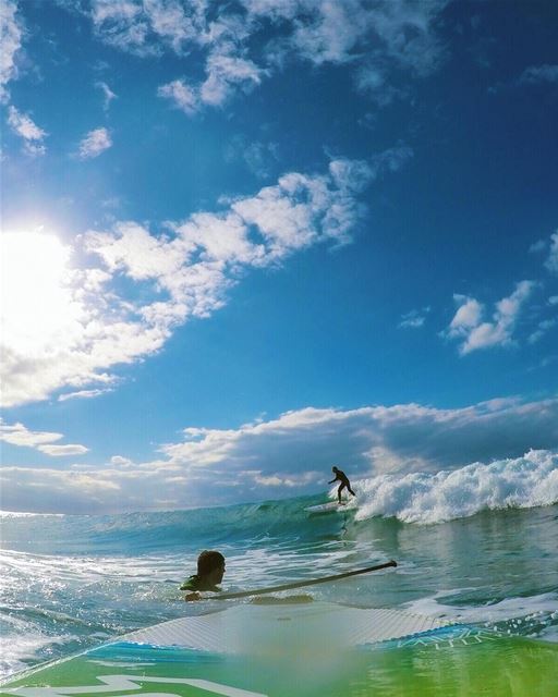 Cold winter swell 🏄‍♂️ (Jbeil جبيل)