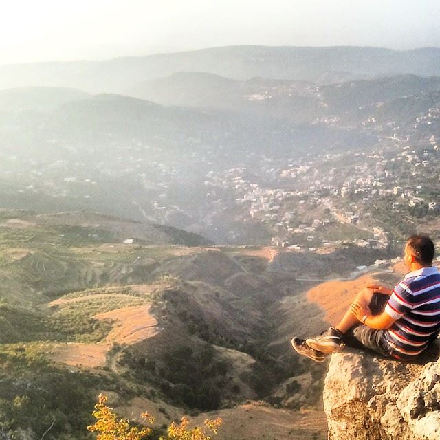 Contemplating Akkar from the beautiful Qammouaa, North...