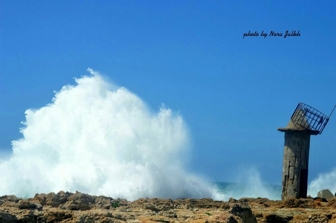 Crazy weather  batroun sea waves  lebanoninpicture  livelovelebanon ...
