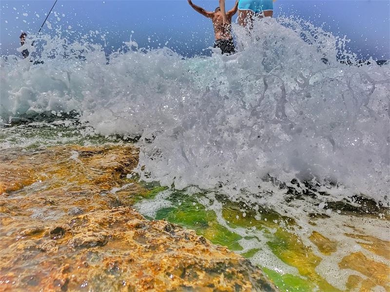 Dance with the waves, move with the sea. Let the rhythm of the water, set... (El Mounsef, Mont-Liban, Lebanon)