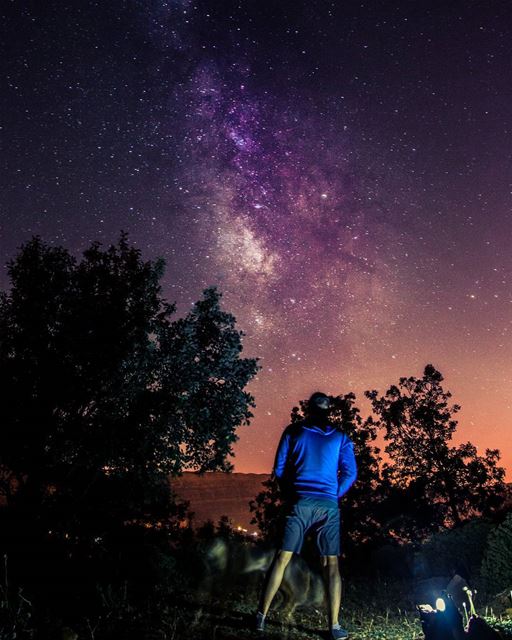 Dare to dream big 🌌🌌.... milkyway milkywaychasers sky stars nature... (Akoura, Mont-Liban, Lebanon)