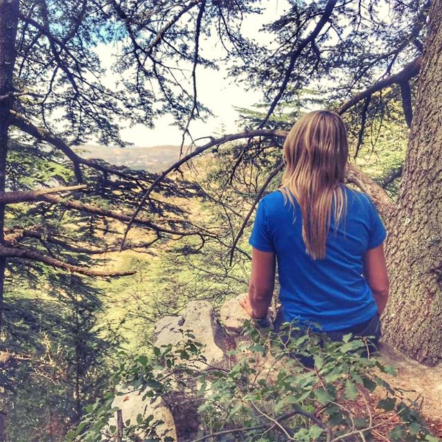 Do more of what makes you happy 💚..Sometimes everyday life gets in the... (Al Shouf Cedar Nature Reserve)