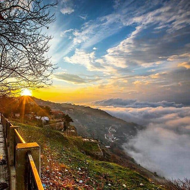 Don’t forget...Beautiful sunsets need cloudy Skies ~ Paulo Coelho sawfar ... (Sawfar, Mont-Liban, Lebanon)