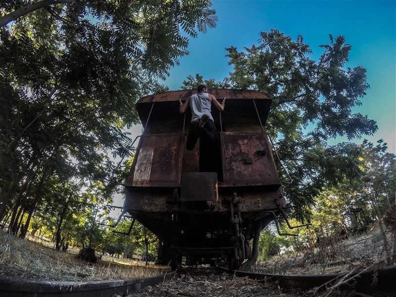 Don't let Go too Soon, But don't Hang on too Long. 🚂 (Rayak International train Station)