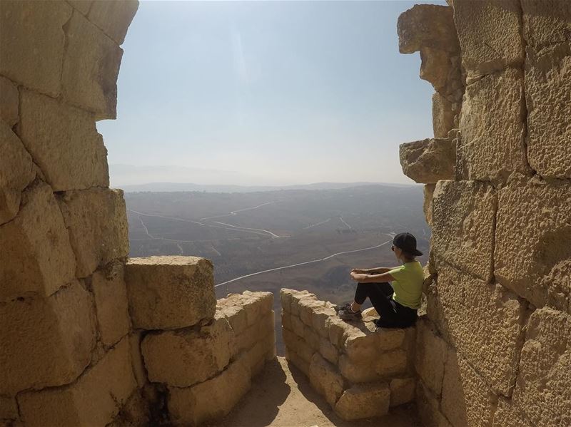 Don't ruin my story with your logic! 📖 beaufortcastle ... (Beaufort Castle, Lebanon)