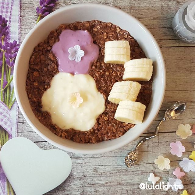 🏵Dreaming about tomorrow's breakfast be like😋🏵Choco PB oatmeal 😋😋.... (Germany)