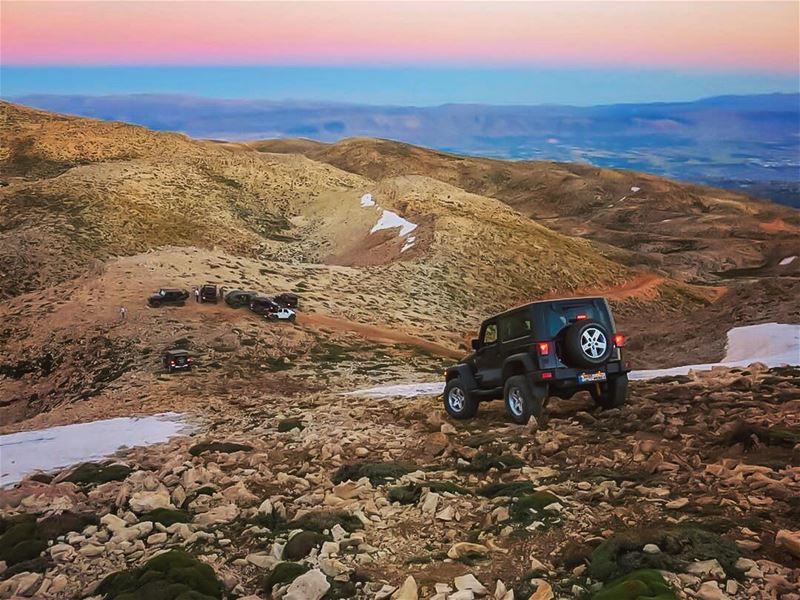 Driving downhill O|||||||O   lebanon  sunset  mountains  scenery  sunsets ...