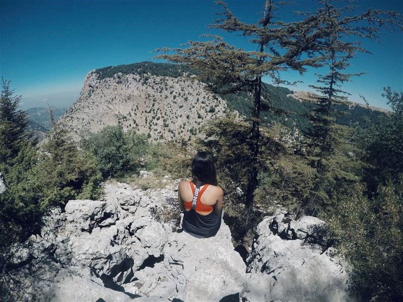 Earn the view. 🌲🌿🌳  Tannourine...... gopro  goprohero4  hiking ...