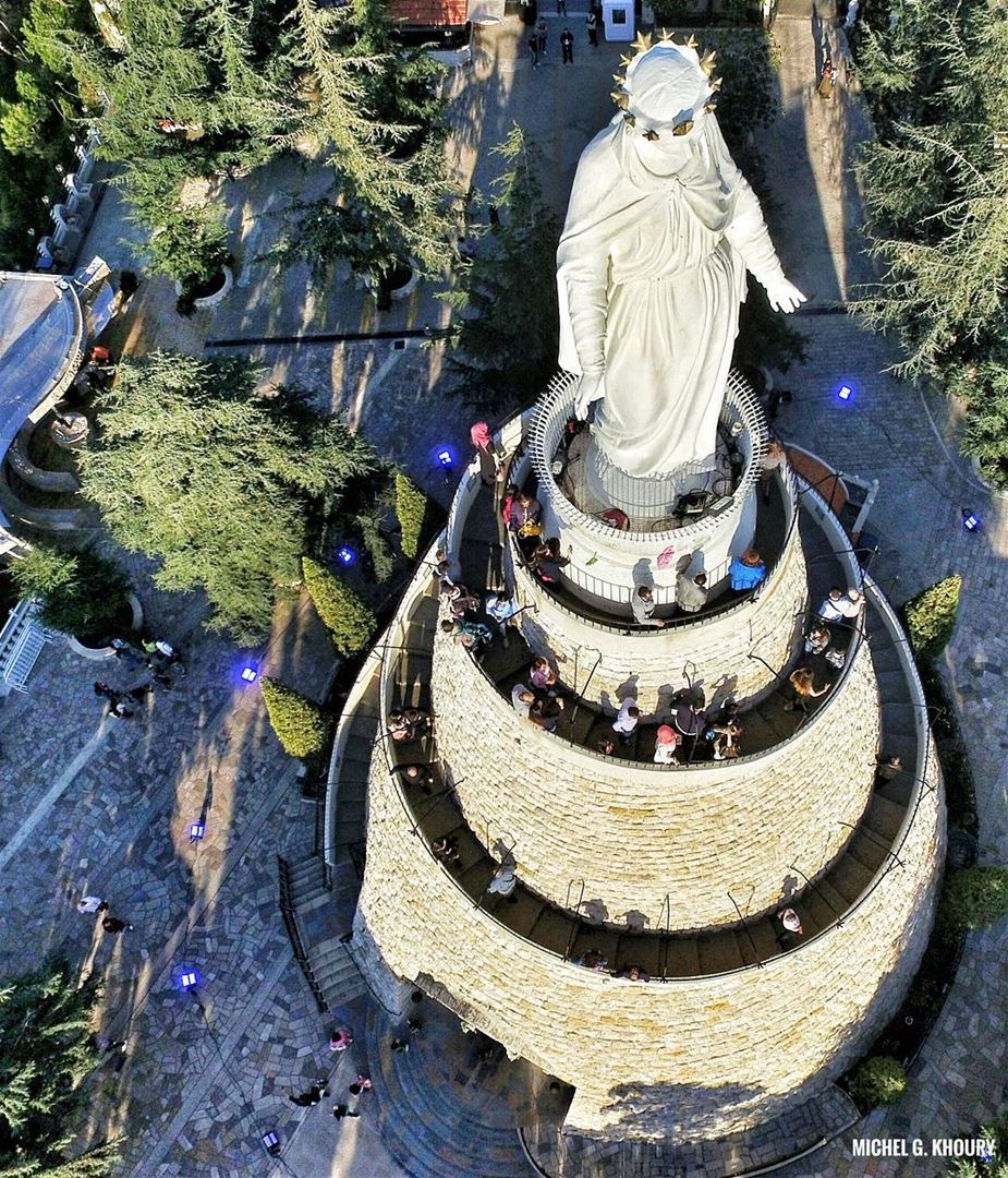 End of the week from our lovely L A D Y of L E B A N O N ...... (The Lady of Lebanon - Harissa)