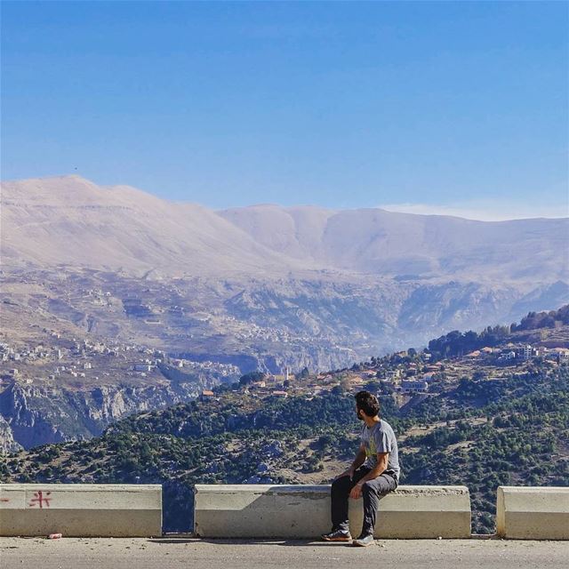 Enjoying the view  throwback  lebanon  livelovebeirut  lebanonbyalocal ... (Bcharré, Liban-Nord, Lebanon)