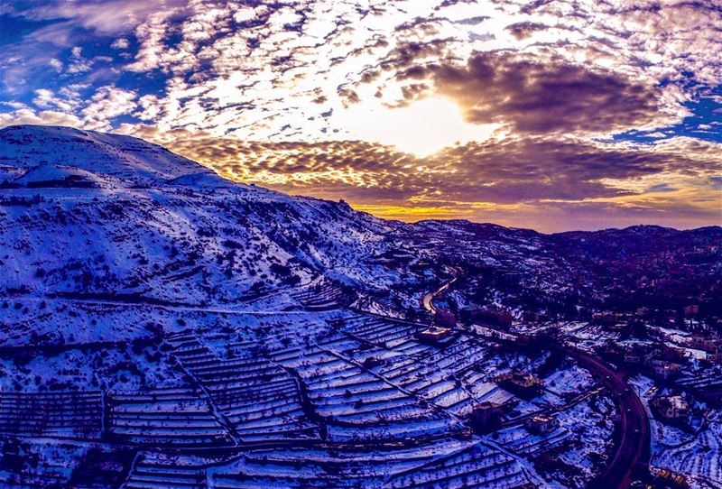 Faraya's Winter Sunset  Lebanon  super_lebanon  ig_lebanon ... (Faraya)