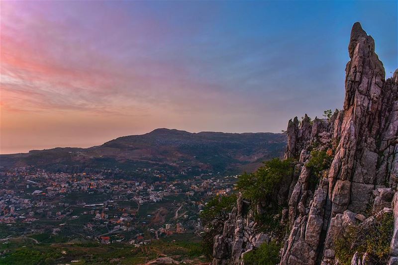 Faraya village as seen from faqra  Lebanon  faraya  faqra  livelovelebanon... (Faqra Ruins)