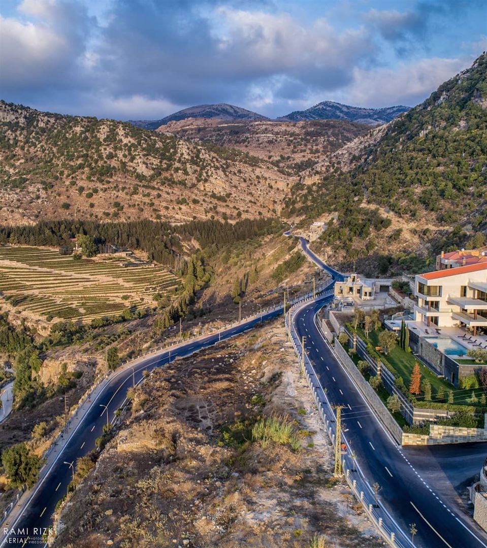 Find A Happy Road 🚗...  jezzine  lebanon  dji  drones  quadcopter ... (Jezzine District)