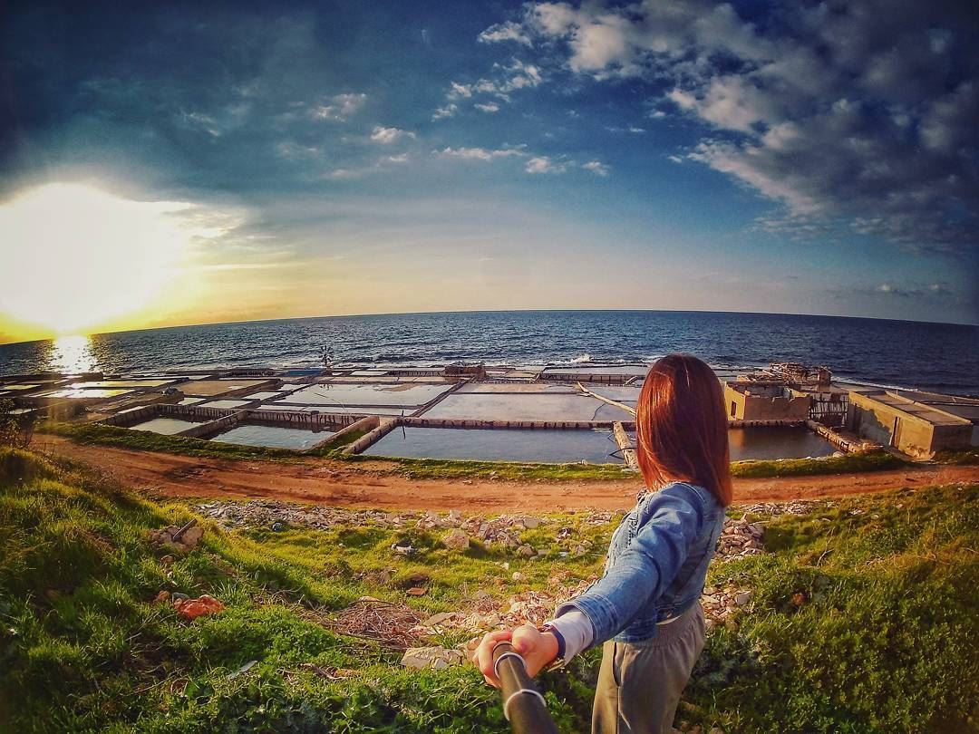 Find ur  escape ⛅ goproleb  gopro sunsets  sunset_hub  sunsetporn ... (Anfeh, Lebanon)